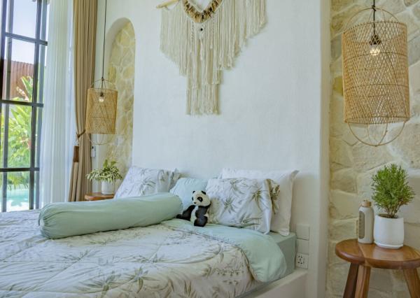 Trojspálňová vila v stredomorskom štýle v kopcoch Jimbaran