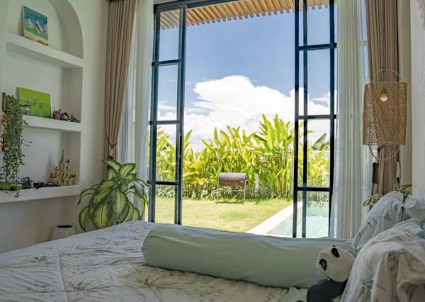 Trojspálňová vila v stredomorskom štýle v kopcoch Jimbaran