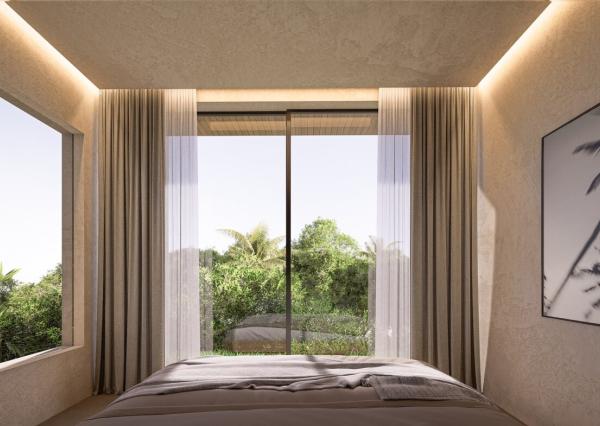 Moderná 2-spálňová vila s výhľadom na džungľu v Uluwate