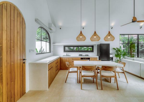 Moderná tropická dvojspálňová vila v Pecatu