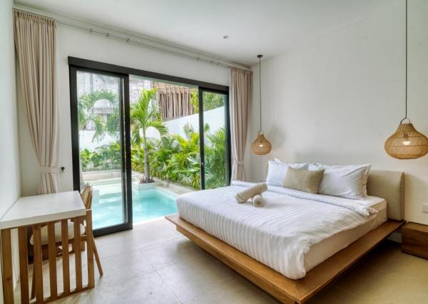 Moderná tropická dvojspálňová vila v Pecatu