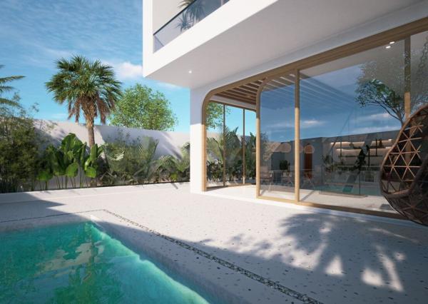 Moderná dvojspálňová vila v atraktívnej časti Uluwatu.