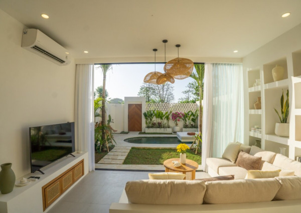 Nová stredomorská vila s 1 spálňou pri pláži Nyang Nyang