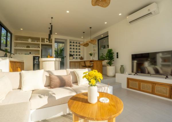 Nová stredomorská vila s 1 spálňou pri pláži Nyang Nyang