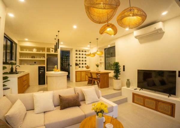 Nová stredomorská vila s 1 spálňou pri pláži Nyang Nyang