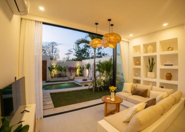 Nová stredomorská vila s 1 spálňou pri pláži Nyang Nyang