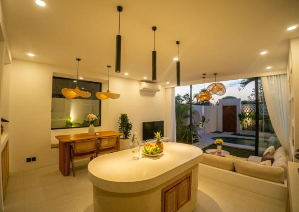 Nová stredomorská vila s 1 spálňou pri pláži Nyang Nyang