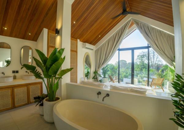 Nová stredomorská vila s 1 spálňou pri pláži Nyang Nyang