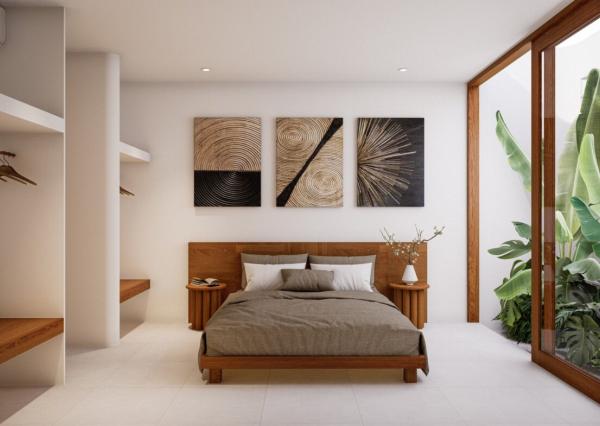 Moderná tropická vila s 1 spálňou a strechou v Uluwatu