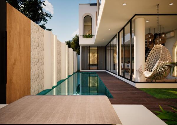 Moderná trojizbová vila v pešej vzdialenosti od pláže Beraw