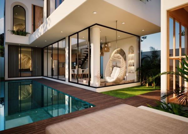 Moderná trojizbová vila v pešej vzdialenosti od pláže Beraw