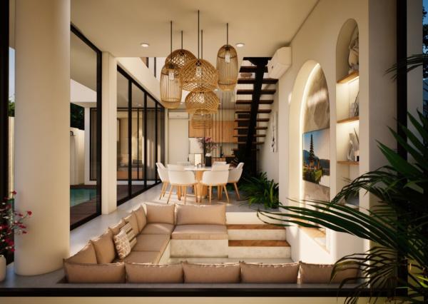 Moderná trojizbová vila v pešej vzdialenosti od pláže Beraw