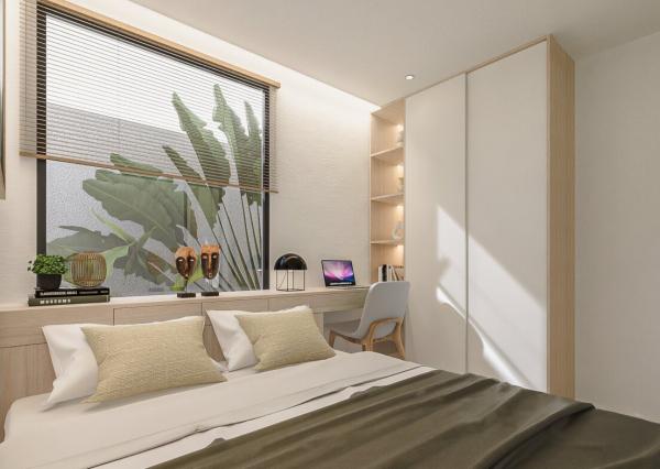 Moderná dvojspálňová vila v blízkosti Canggu