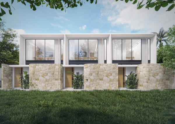 Moderná dvojspálňová vila v blízkosti Canggu