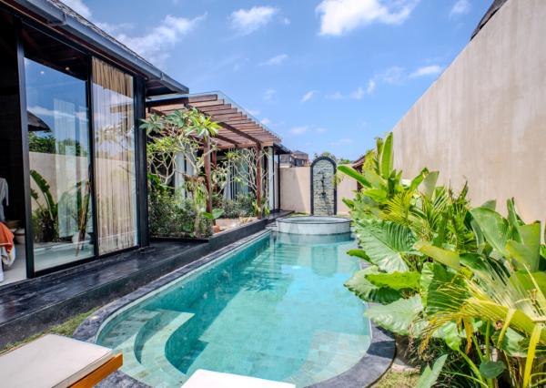 Moderná 2-izbová vila v rezidenčnej štvrti v Canggu