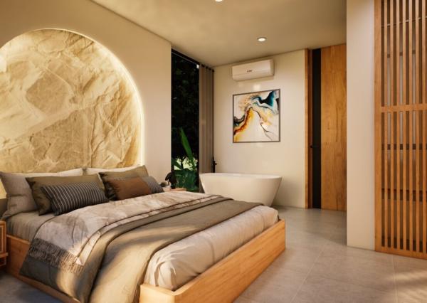 Tropické 2-izbové vily v Berawe blízko pláže