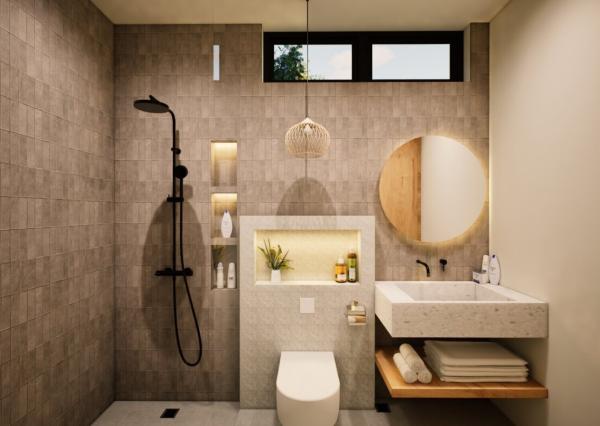 Tropické 2-izbové vily v Berawe blízko pláže