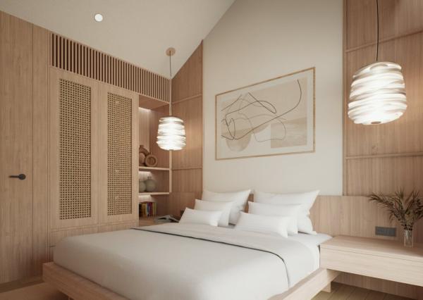 Moderná jednospaľňová vila pri pláži v Canggu