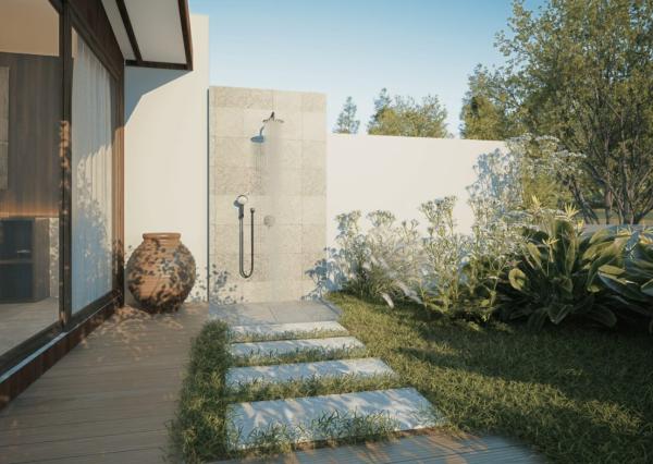 Moderná štvorizbová vila v pokojnej časti Buduk pri Canggu