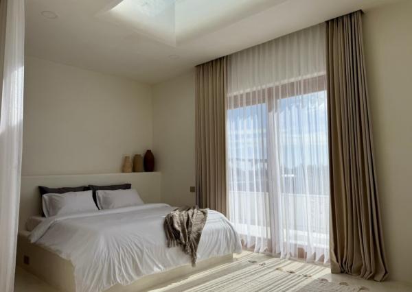 Štýlová 2-izbová vila s výhľadom na ryžové polia v Munggu