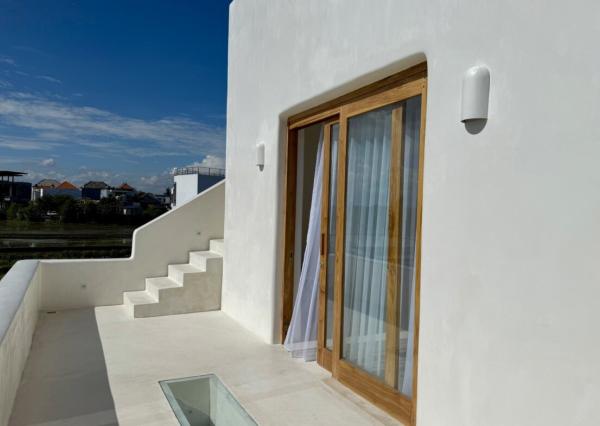 Štýlová 2-izbová vila s výhľadom na ryžové polia v Munggu