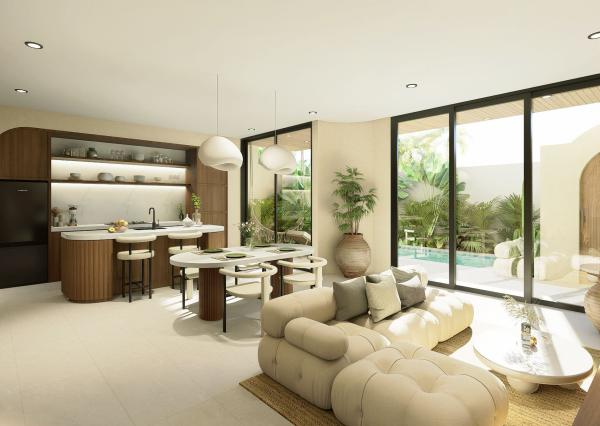 Moderná 2-izbová vila blízko pláže Thomas v Pecatu