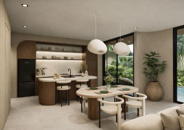 Moderná 2-izbová vila blízko pláže Thomas v Pecatu