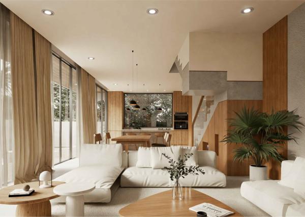 Moderná trojspálňová vila s bazénom v oblasti Melasti