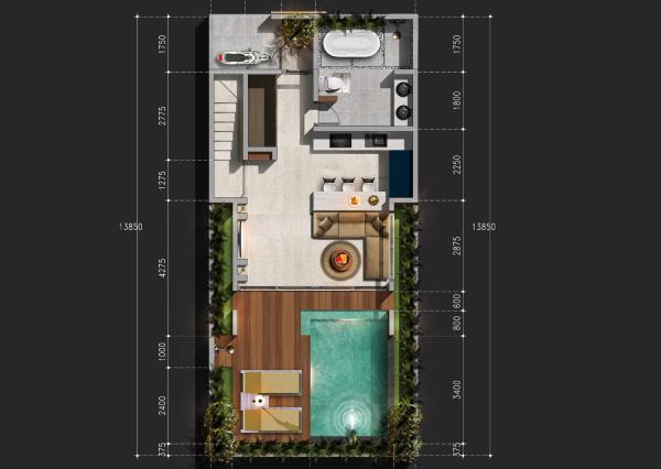 Rezidenčný projekt Bayuh Oasis – vily v Tumbak Bayuh.