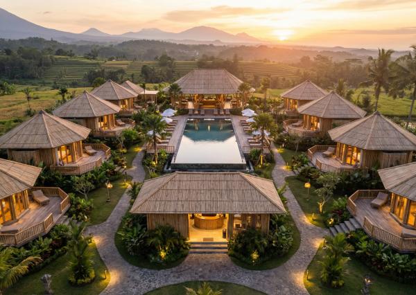 Rezortný projekt AMANI Nature Resort vily v oblasti Pupuan