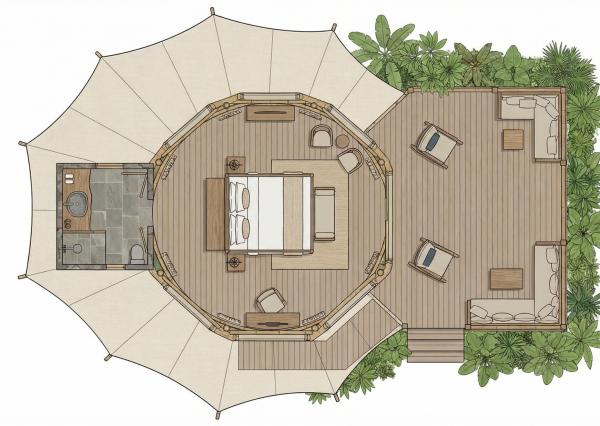 Rezortný projekt AMANI Nature Resort vily v oblasti Pupuan
