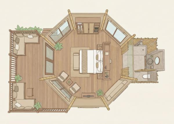 Rezortný projekt AMANI Nature Resort vily v oblasti Pupuan