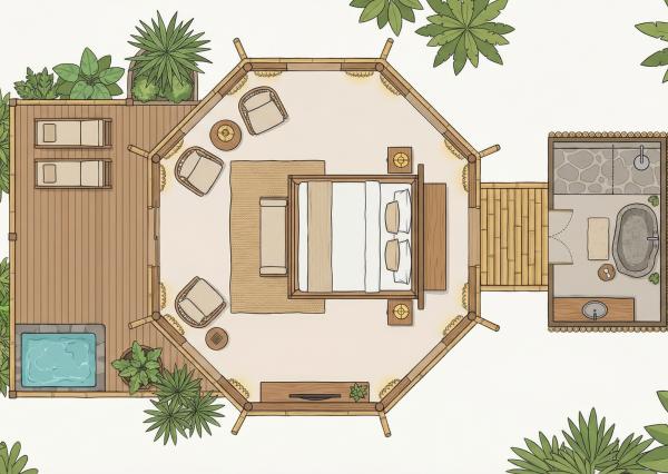 Rezortný projekt AMANI Nature Resort vily v oblasti Pupuan