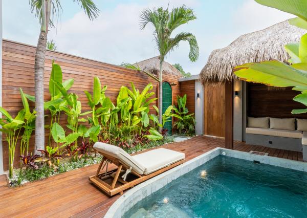 Hotová dizajnová vila s jednou spálňou a privátnym bazénom