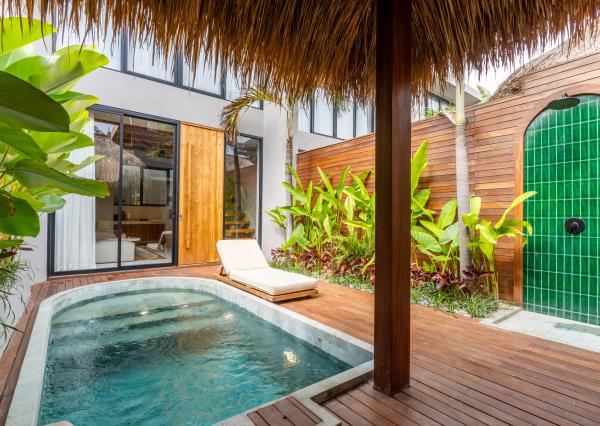 Hotová dizajnová vila s jednou spálňou a privátnym bazénom