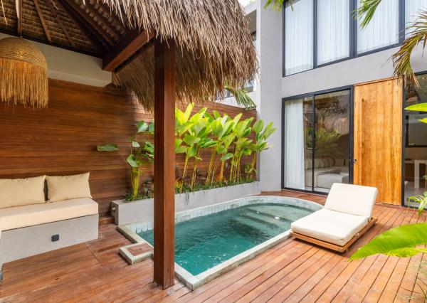 Hotová dizajnová vila s jednou spálňou a privátnym bazénom