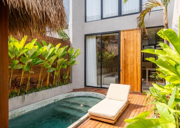 Hotová dizajnová vila s jednou spálňou a privátnym bazénom