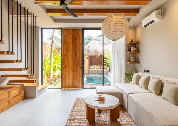 Hotová dizajnová vila s jednou spálňou a privátnym bazénom