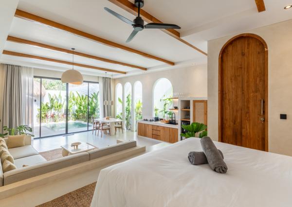 Hotová dizajnová vila s jednou spálňou a privátnym bazénom