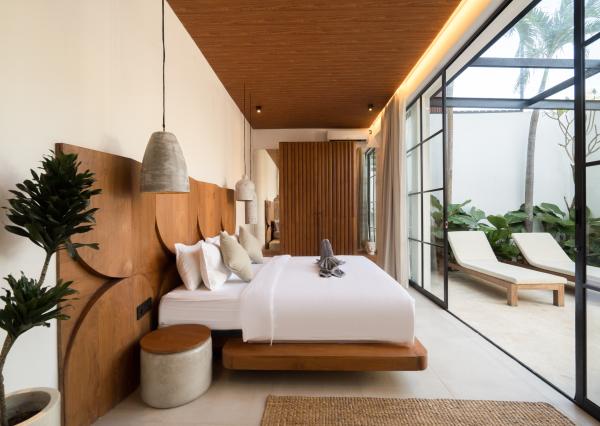 Dizajnérska vila s 2 spálňami v modernom balijskom štýle