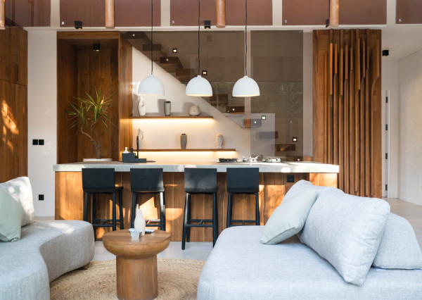 Dizajnérska vila s 2 spálňami v modernom balijskom štýle