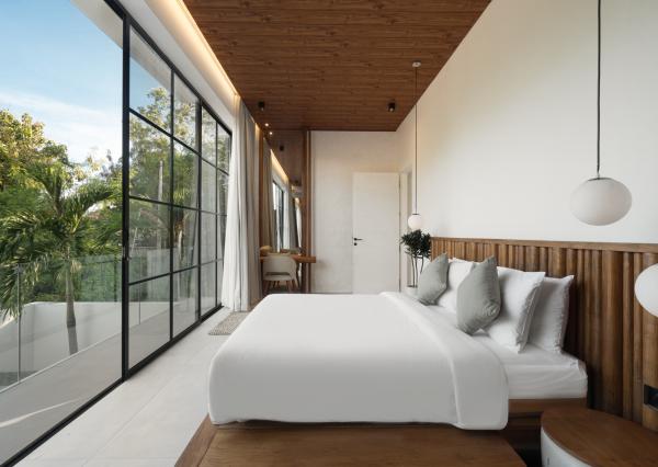 Dizajnérska vila s 2 spálňami v modernom balijskom štýle