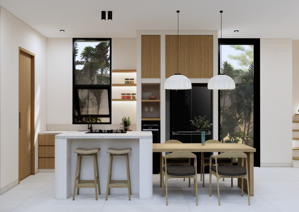 Moderná vila s výhľadom na oceán a súkromným wellness