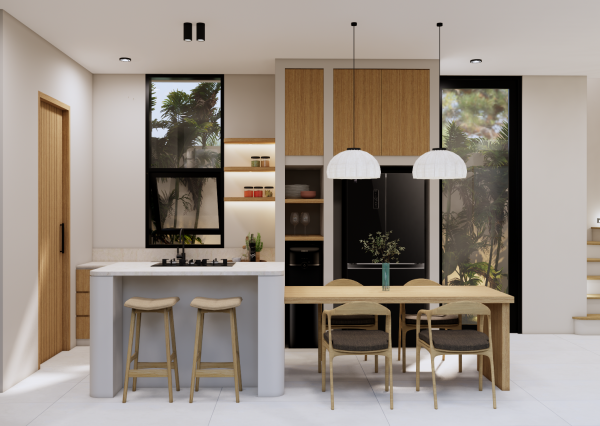 Moderná vila s výhľadom na oceán a súkromným wellness