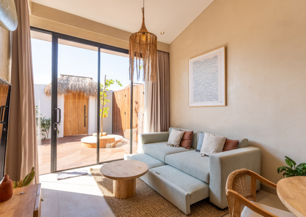 Hotová dizajnová vila s jednou spálňou a privátnym bazénom