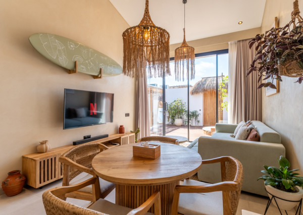 Hotová dizajnová vila s jednou spálňou a privátnym bazénom