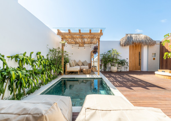 Hotová dizajnová vila s jednou spálňou a privátnym bazénom