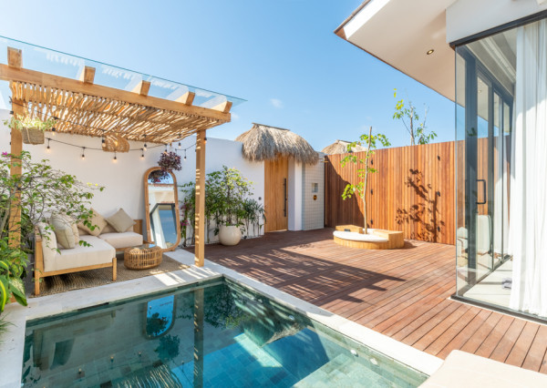 Hotová dizajnová vila s jednou spálňou a privátnym bazénom