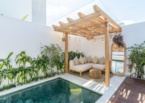 Hotová dizajnová vila s jednou spálňou a privátnym bazénom