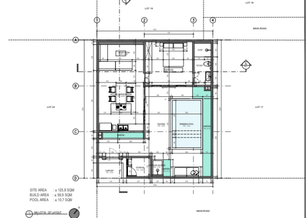 Moderná 1-izbová vila v štýle tropického minimalizmu